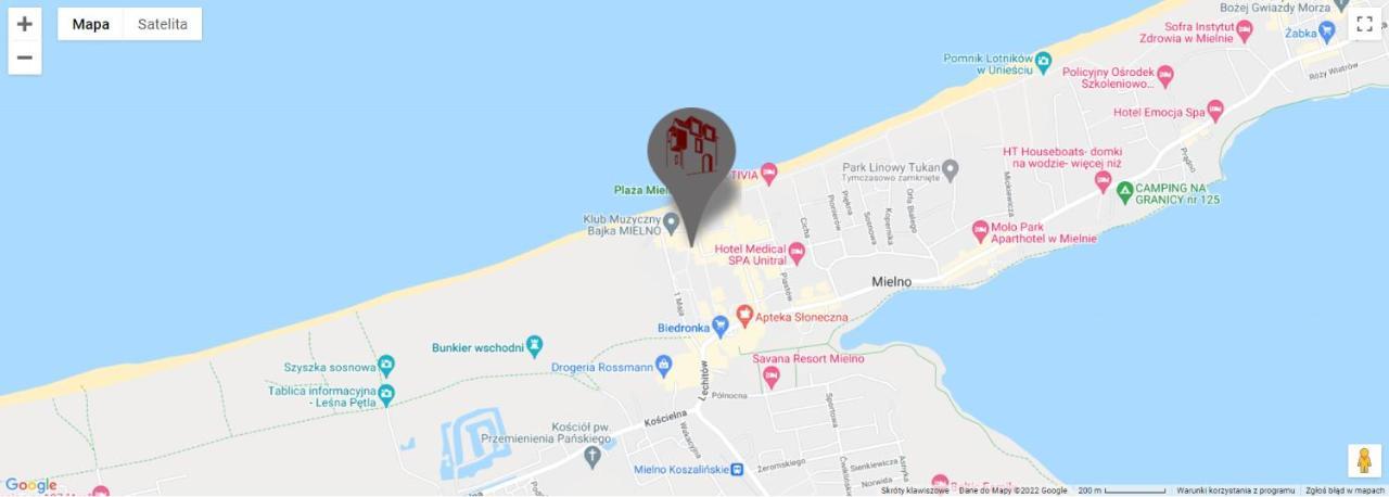Kamienica Mielno Bed & Breakfast Mielno  Ngoại thất bức ảnh